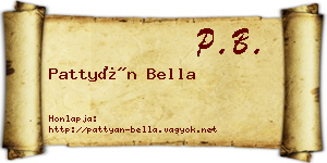 Pattyán Bella névjegykártya